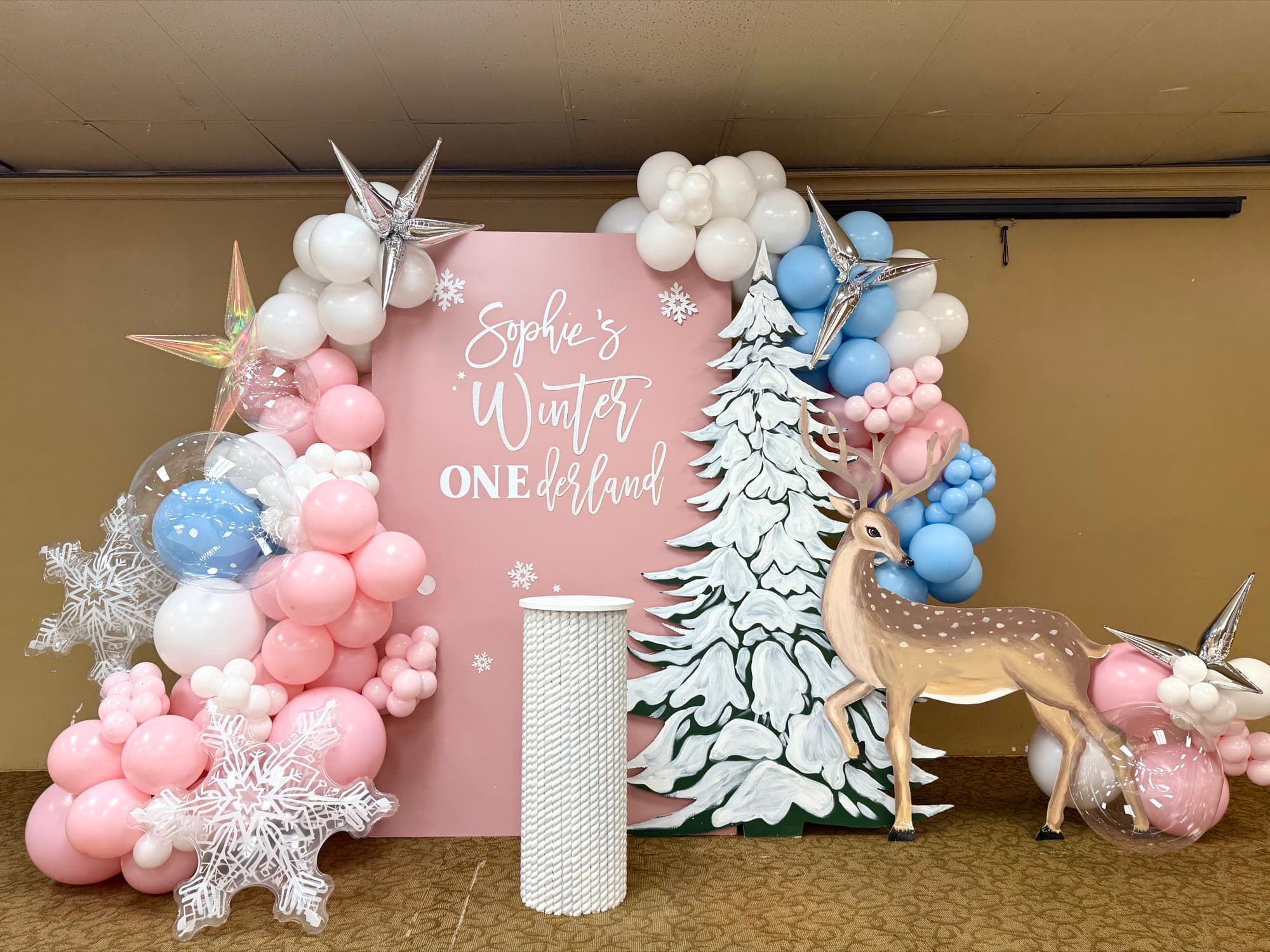 A celebration installation by Events by Juna.