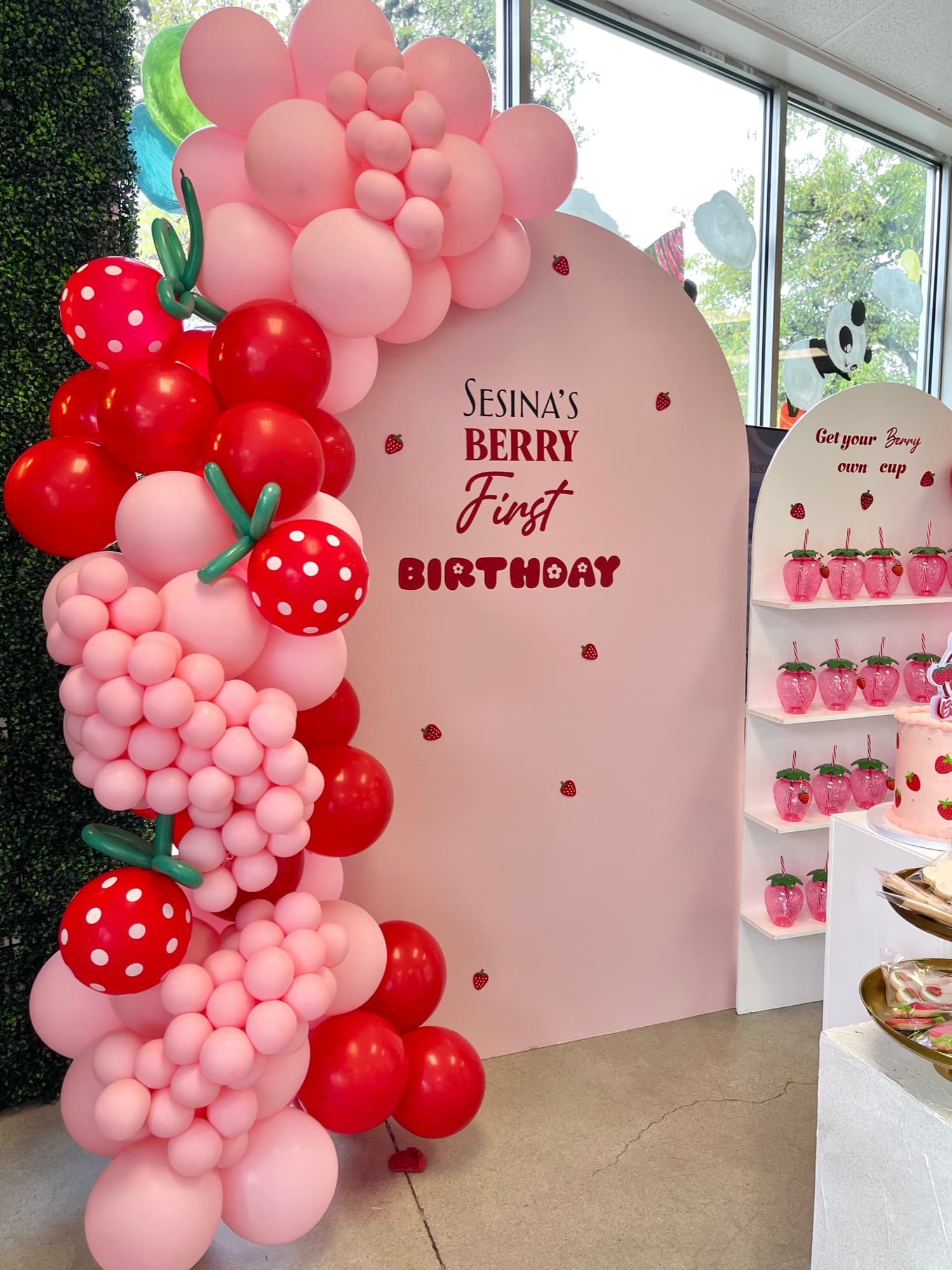 A celebration installation by Events by Juna.