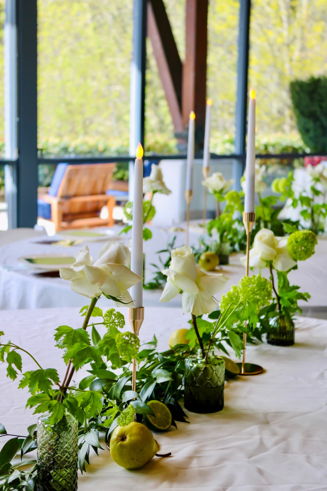 A refined wedding décor detail.